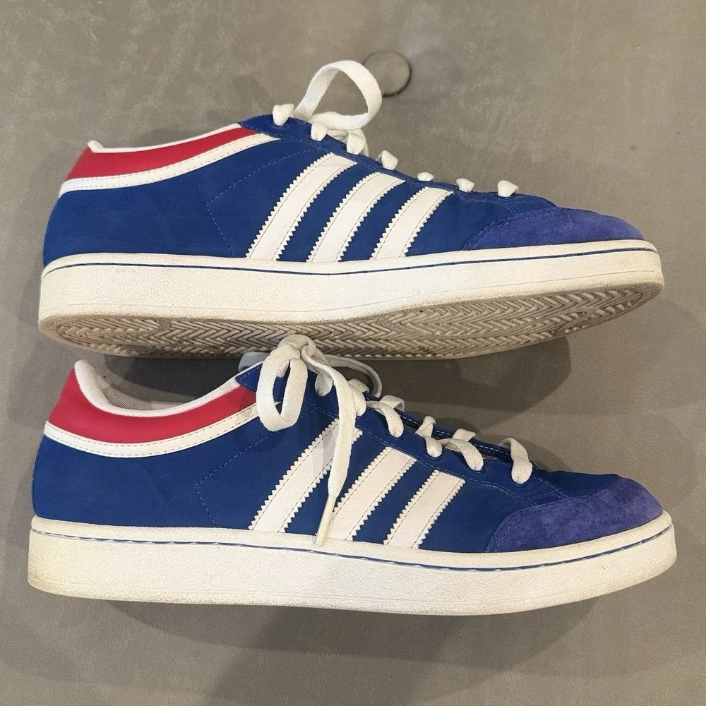 Adidas Americana Low OG 677712 Mens 9.5 Royal Blue Red White Sneakers 2008